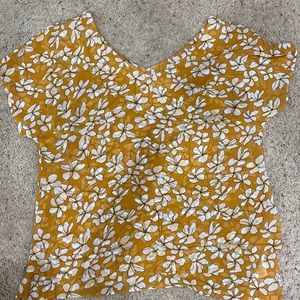 Gold/Yellow V-Neck